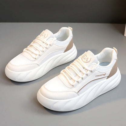 Damen Plateau Sneaker Modisch Hochwertig
