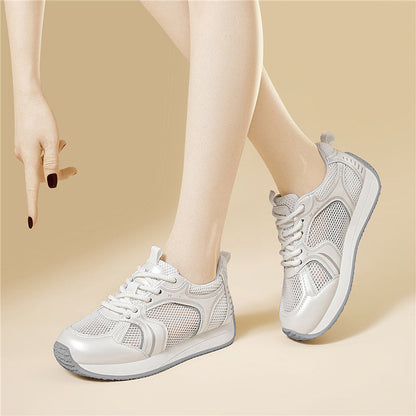 Damen Sneaker Atmungsaktiv Freizeitschuhe Mit Stoßdämpfung