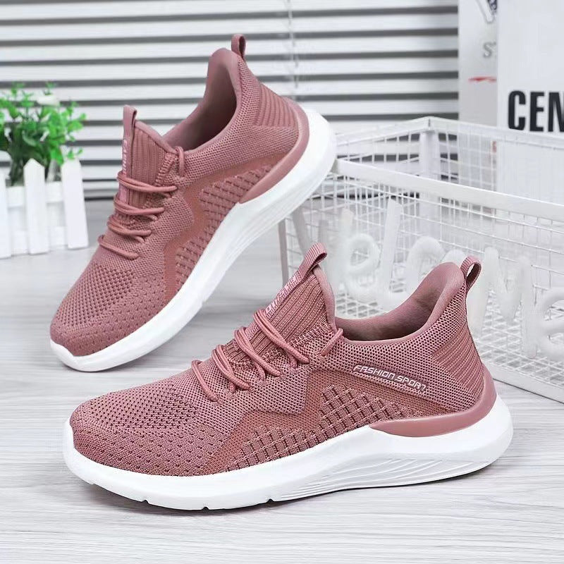 Damen Sneaker Atmungsaktiv Mesh Leicht Laufschuhe