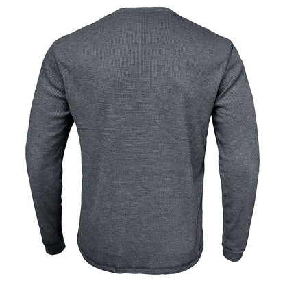 Herren T-Shirt Langarm Strukturiert Modern Berlin