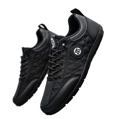 Damen SportSchuhe Leder Rutschfest Komfortabel Laufschuhe