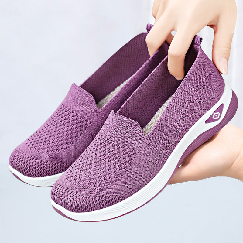 Damen Slip-On Schuhe Leicht Mesh Bequem Freizeit - BerlinGlamour