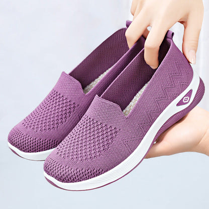 Damen Slip-On Schuhe Leicht Mesh Bequem Freizeit - BerlinGlamour
