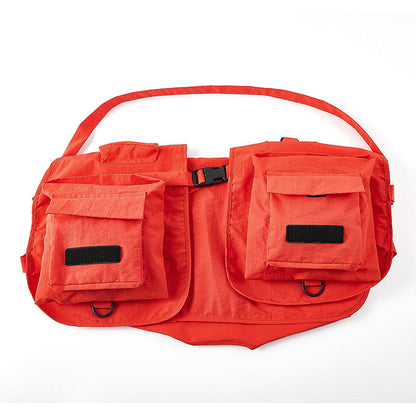 Herren Anglerweste Multifunktional mit Taschen und verstellbaren Trägern