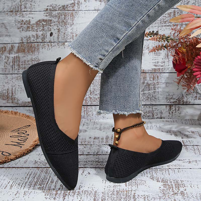 Dünnsitzende Spitzzehen-Schuhe Bequem atmungsaktiv