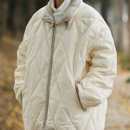 Damen Winterjacke Steppjacke Warm mit Kragen und Taschen