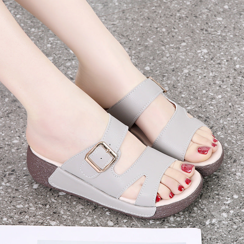 Damen Clogs Bequem Verstellbarer Riemen Sommer Schuhe - BerlinGlamour