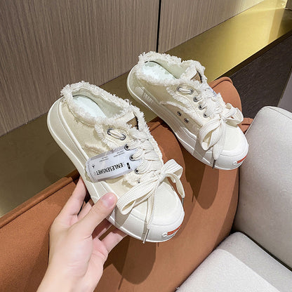 Damen Sneaker Trendig Bequem Weich Innenfutter