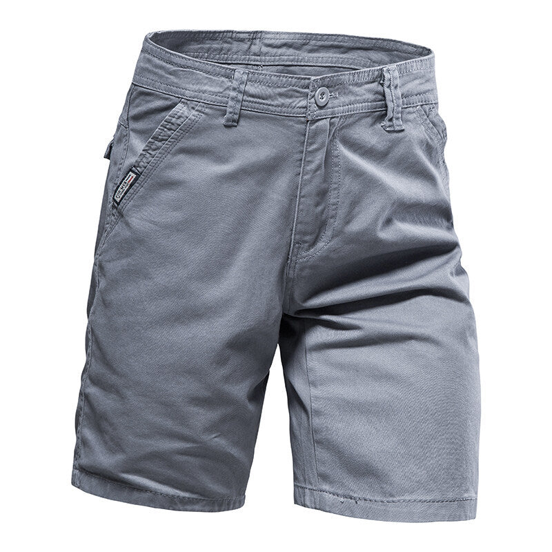 Herren Shorts Baumwolle Elegant Mit Taschen Sommer