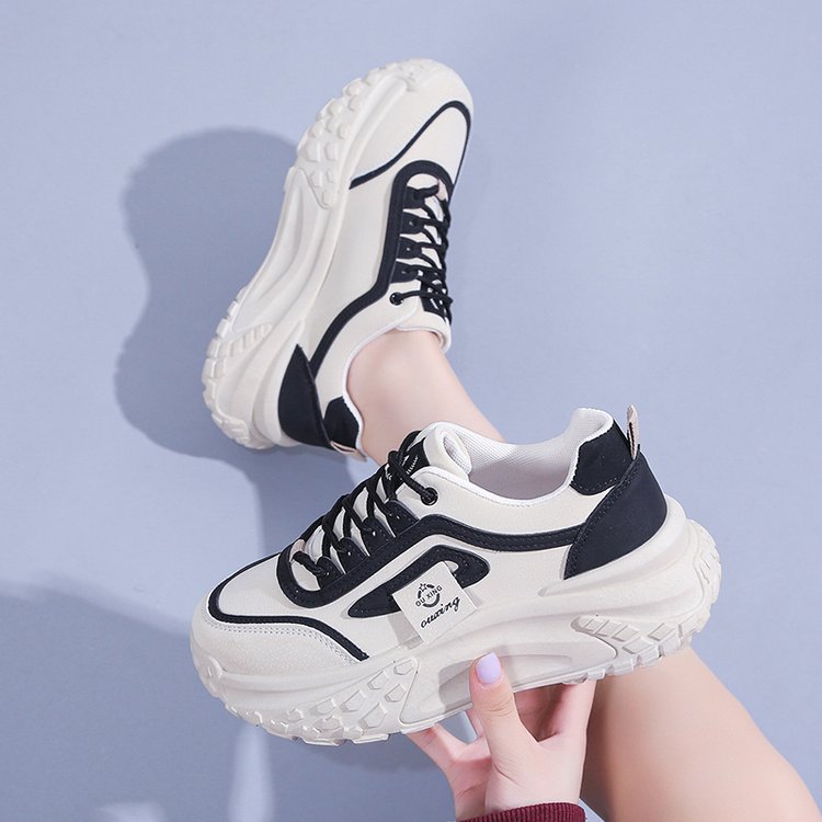 Damen Sneaker Chunky atmungsaktiv Laufsohle Komfort - BerlinGlamour