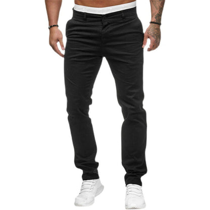 Herren Slim Fit Freizeithose Elastisch Komfortabel