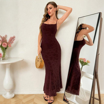 Elegantes Damen Abendkleid Spitze Bodenlang