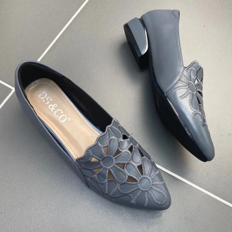 Damen Slingbacks Spitze Elegant mit Dekor Schwarz