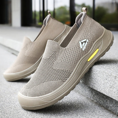 Damen Sportschuhe Elastisch Bequem Slip-On Sneaker