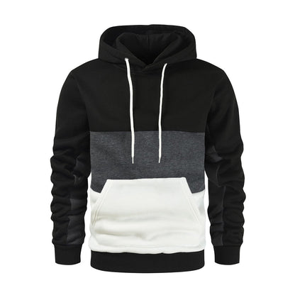 Herren Kapuzenpullover Modern Farbblock Design Trendy