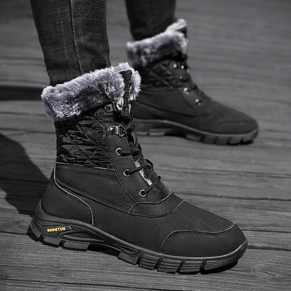 Damen Winterstiefel Weich Innenfutter Warm