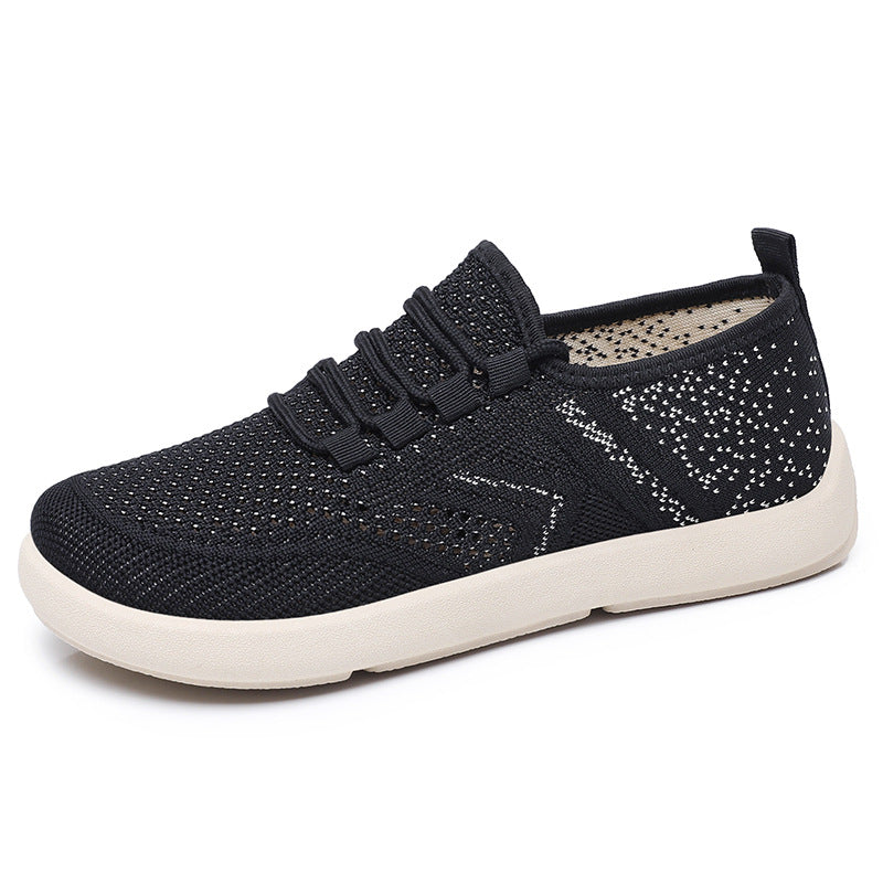 Damen Sneaker Atmungsaktiv Elastisch Komfortschuh