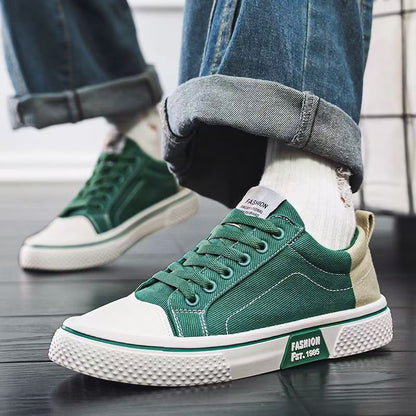 Damen Sneaker Modisch Kontrast Einsätze Sportlich Trendy