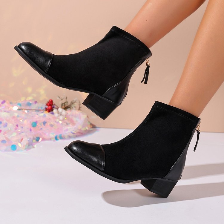 Damen Stiefeletten Weichleder Elegant Schuhe Modern - BerlinGlamour
