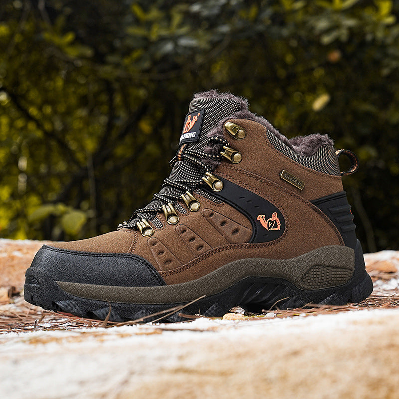 Wanderschuhe Herren Warm isoliert Trekkingstiefel