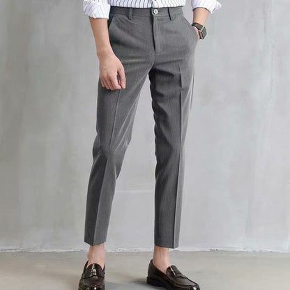 Herren Chino-Hose Elegant Slim Fit Beige