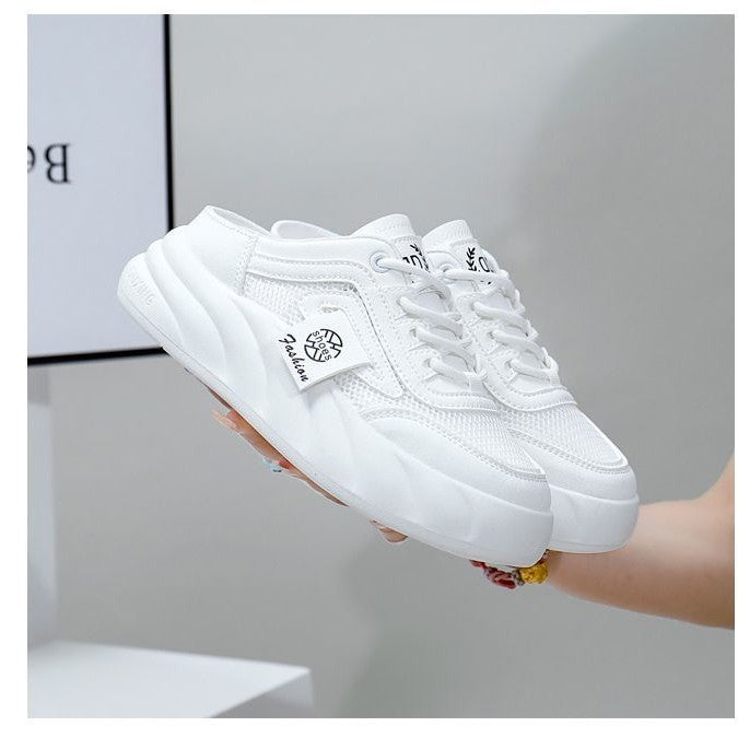 Damen Sneaker Leicht Modisch Weiße Schuhe - BerlinGlamour