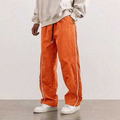 Herren Sport Hose Freizeit mit Seitennaht Aplikationen