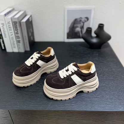 Damen Plattform Sneaker Hoch Komfortabel Modisch - BerlinGlamour