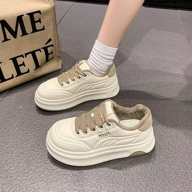 Damen Sneaker Sportlich Hohe Sohle Innovativ Design