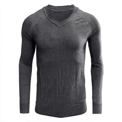 Herren Feinstrick Pullover V-Ausschnitt Modern Elegent