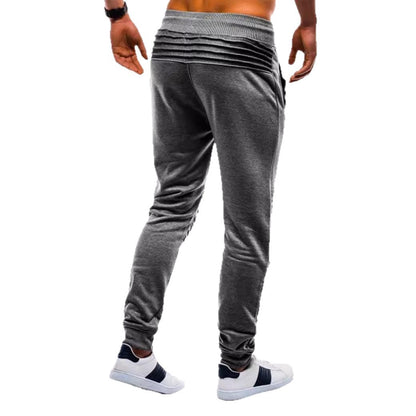 Herren Jogginghose Elastisch Mit Rippmuster Modern