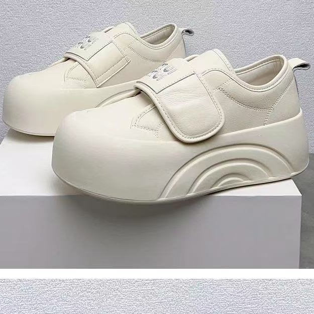 Damen Sneaker Bequem Klettverschluss Ergonomisch Modisch