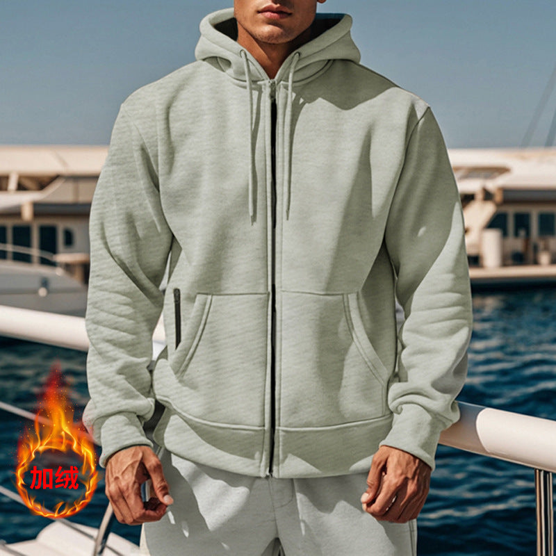 Herren Sportliche Kapuzenjacke: Glamour Sportlich