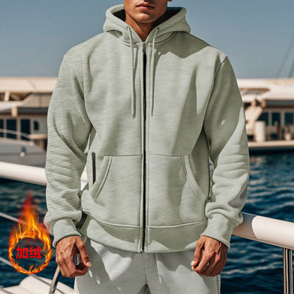 Herren Sportliche Kapuzenjacke: Glamour Sportlich