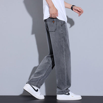 Herren Denim-Hose Weite Bein Berlin Style - BerlinGlamour