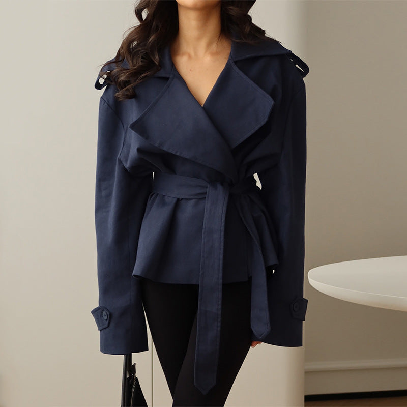 Damen Überwurfjacke Modern Lässig Trendy - BerlinGlamour