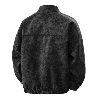 Herren Übergangsjacke mit Brusttaschen und Kragen Modern
