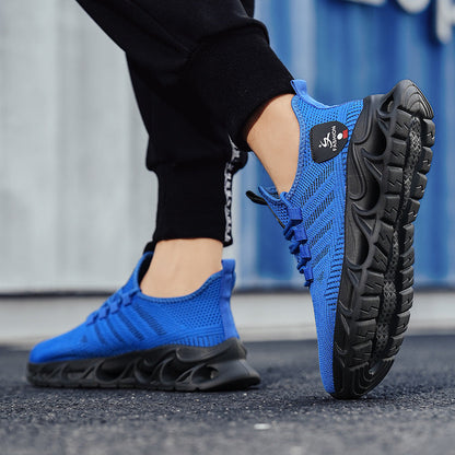 Damen Sneaker Atmungsaktiv Fitness Schuhe Rutschfest Elastisch