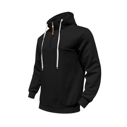 Herren Kapuzenpullover Modern Gemütlich Reißverschluss
