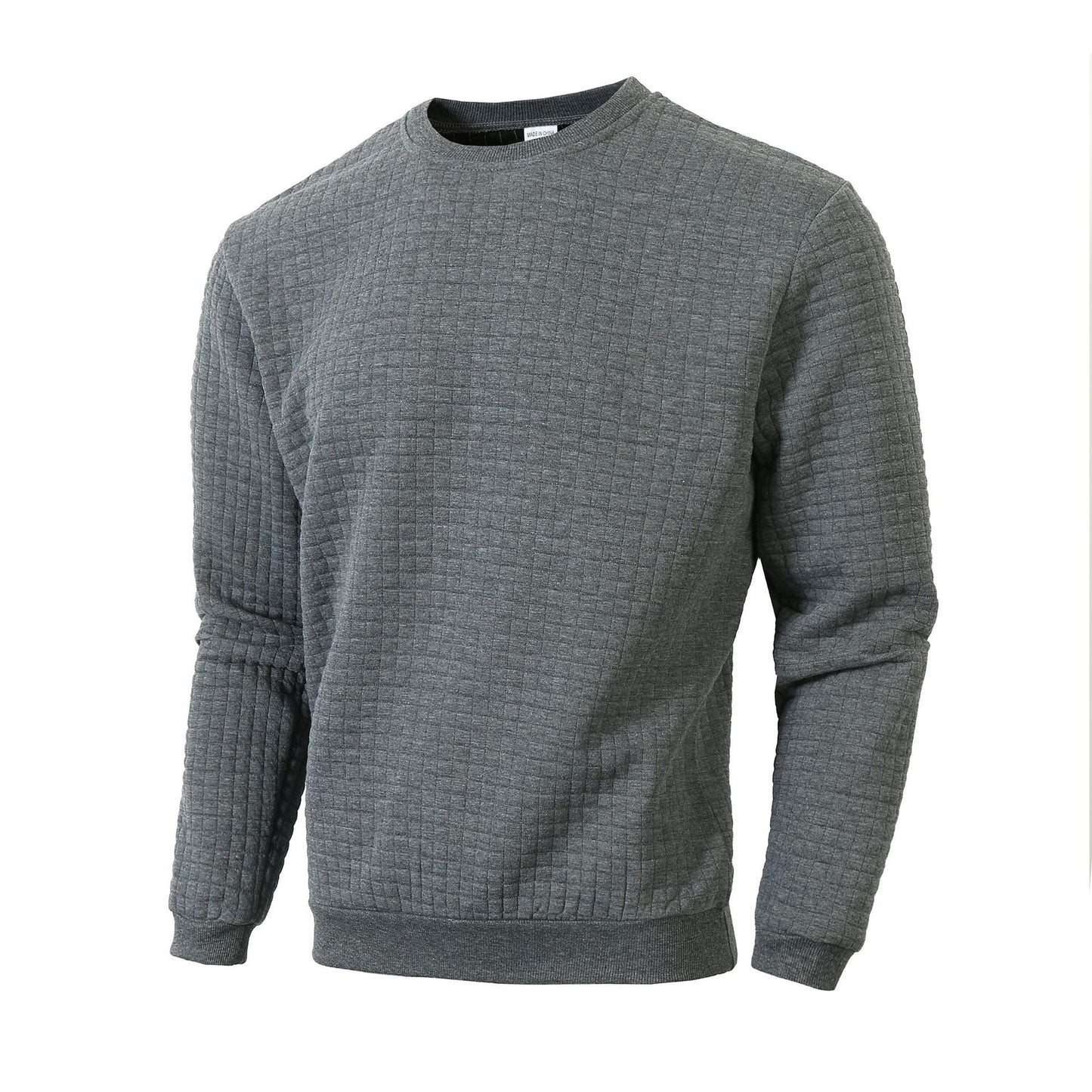 Herren Sweater Strukturiert Rundhals Modern Design
