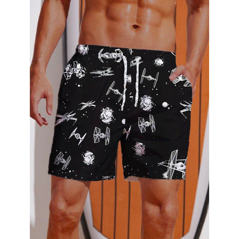Männer Badehose Psychedelisch Farben Berlin Style