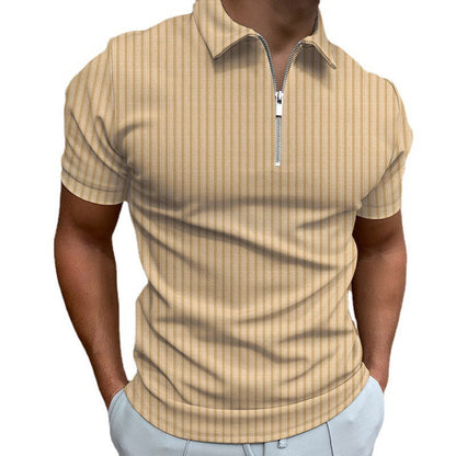 Herren Poloshirt Modern Streifen Slim Fit