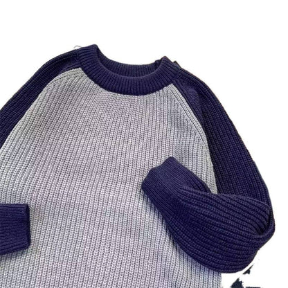 Herren Pullover Modern Strukturiert Trendig