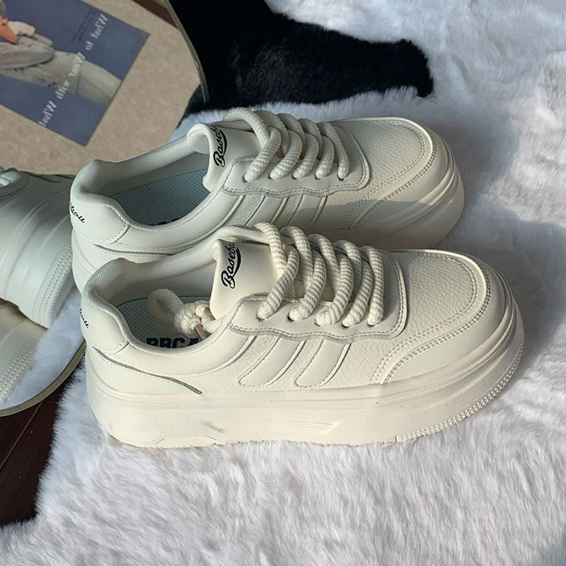 Damen Sneaker Sportlich Plattform Atmungsaktiv