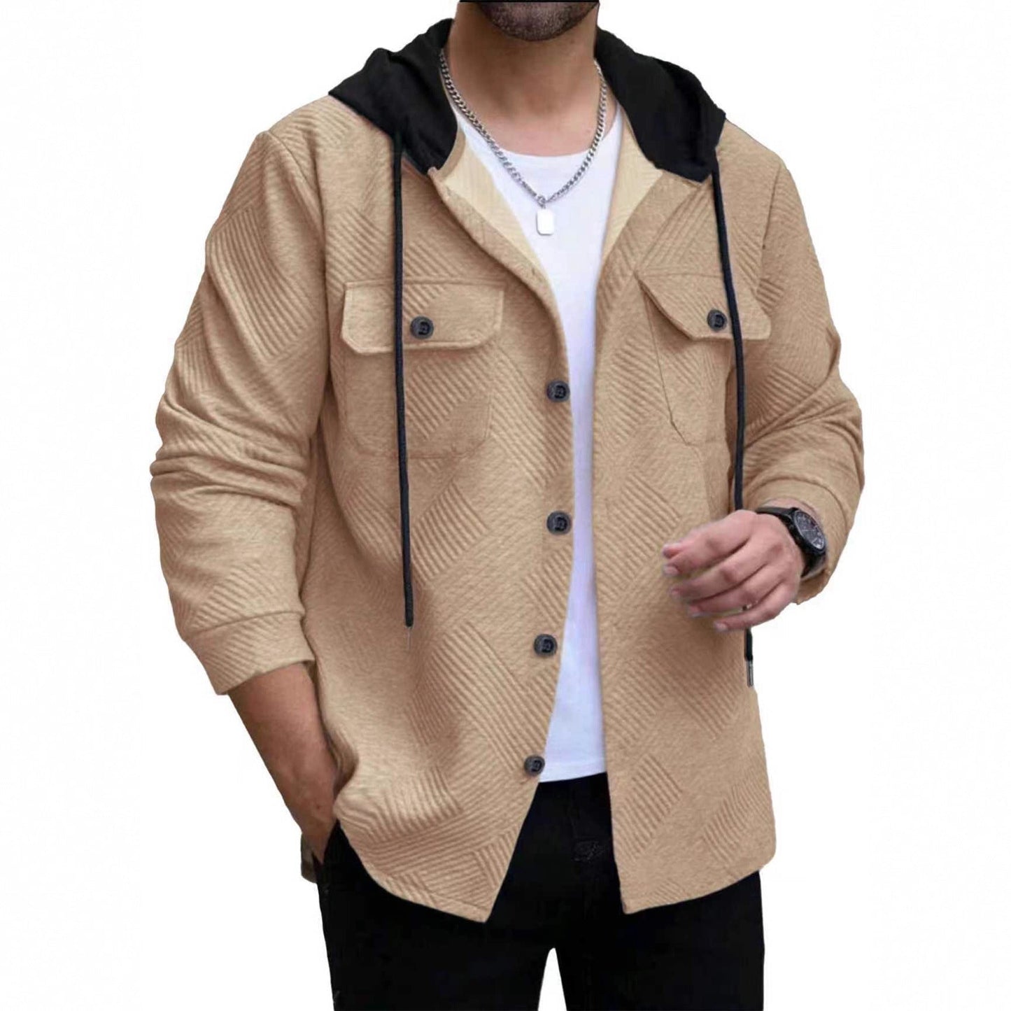 Herren Kapuzenjacke Lässig Mit Taschen Sportlich