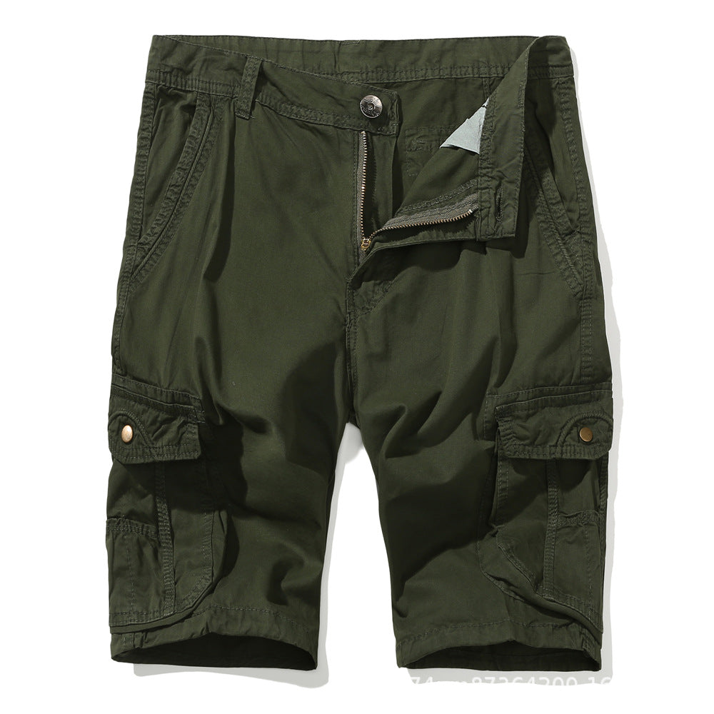 Herren Cargo Shorts Funktional Mit Seitentaschen