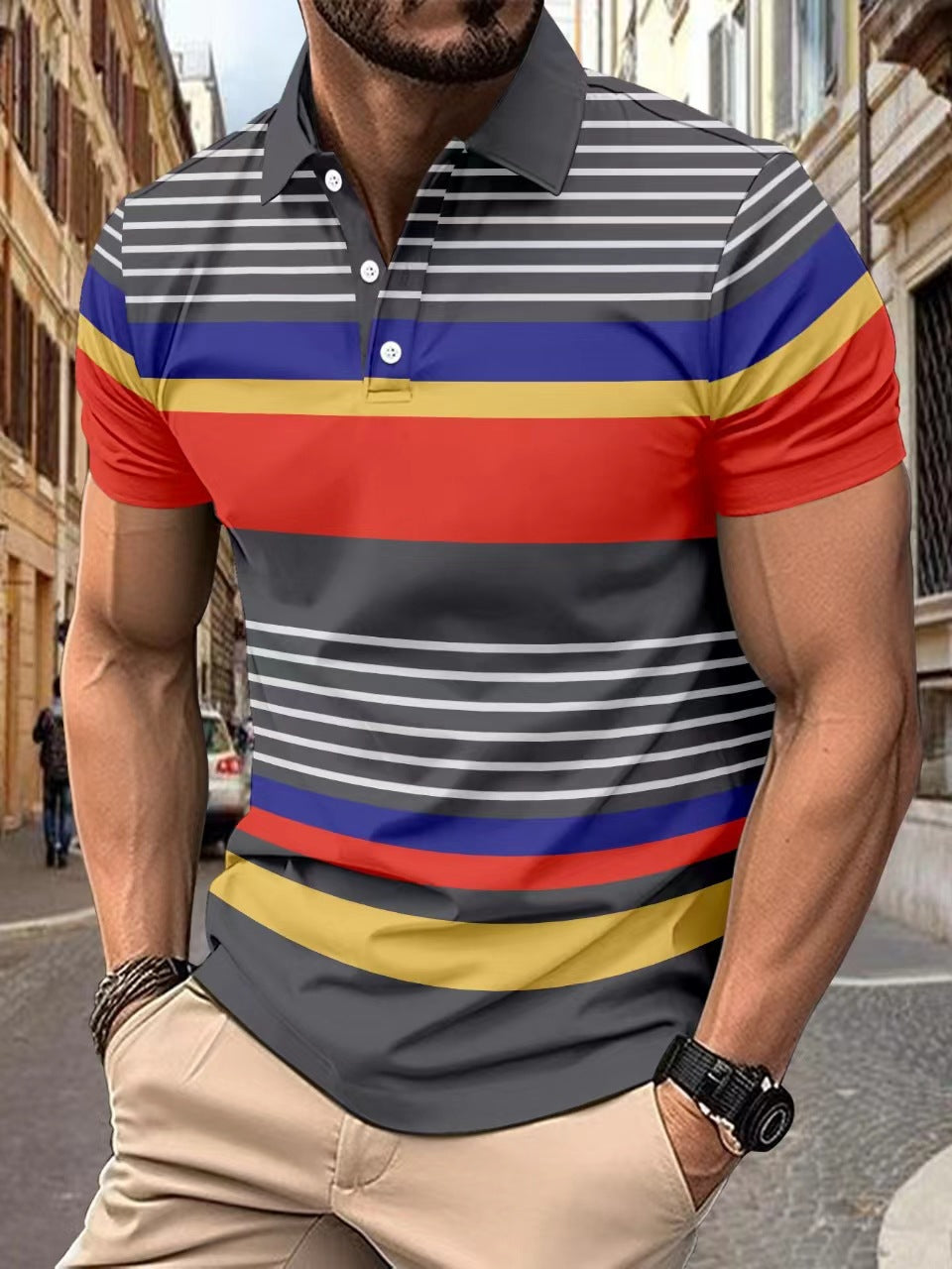Herren Poloshirt Slim Fit Modern Berlin