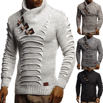 Herren Pullover Grobstrick Rustikal Modern - BerlinGlamour