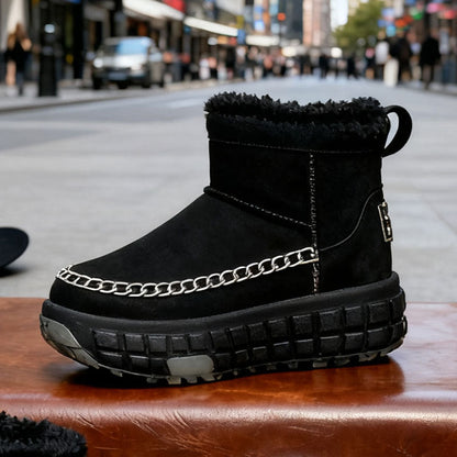 Damen Winterboots Rutschfest Flauschig Warm