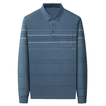 Herren Poloshirt Elegant Strukturiert Komfortabel